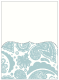 Paisley Blue Pocket Card 5 1/4 x 7 1/4 - 10/Pk
