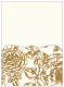 Rose Antique Gold Pocket Card 5 1/4 x 7 1/4 - 10/Pk