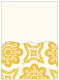 Morocco Yellow Pocket Card 5 1/4 x 7 1/4 - 10/Pk