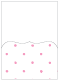Polkadot Pink Pocket Card 5 1/4 x 7 1/4 - 10/Pk