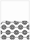 Rococo Black Pocket Card 5 1/4 x 7 1/4 - 10/Pk
