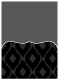 Indonesia Black Pocket Card 5 1/4 x 7 1/4 - 10/Pk