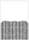 Oblique Black Pocket Card 5 1/4 x 7 1/4 - 10/Pk