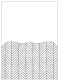 Oblique Grey Pocket Card 5 1/4 x 7 1/4 - 10/Pk