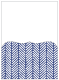 Oblique Sapphire Pocket Card 5 1/4 x 7 1/4 - 10/Pk