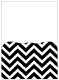 Chevron B&W Pocket Card 5 1/4 x 7 1/4 - 10/Pk