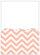 Chevron Ginger Pocket Card 5 1/4 x 7 1/4 - 10/Pk