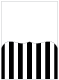 Lineation Black Pocket Card 5 1/4 x 7 1/4 - 10/Pk