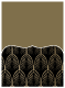Glamour Bronze Pocket Card 5 1/4 x 7 1/4 - 10/Pk