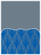 Glamour Navy Pocket Card 5 1/4 x 7 1/4 - 10/Pk