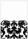 Victoria Black & White Pocket Card 5 1/4 x 7 1/4 - 10/Pk