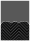 Zig Zag Noir Pocket Card 5 1/4 x 7 1/4 - 10/Pk