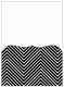 Zig Zag Black & White Pocket Card 5 1/4 x 7 1/4 - 10/Pk