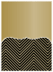 Zig Zag Black Pocket Card 5 1/4 x 7 1/4 - 10/Pk