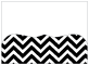 Chevron B&W Pocket Card 7 1/4 x 5 1/4 - 10/Pk