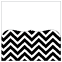 Chevron B&W Pocket Card 5 3/4 x 5 3/4 - 10/Pk