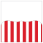 Lineation Red Pocket Card 5 3/4 x 5 3/4 - 10/Pk