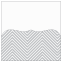 Zig Zag Grey Pocket Card 5 3/4 x 5 3/4 - 10/Pk