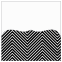 Zig Zag Black & White Pocket Card 5 3/4 x 5 3/4 - 10/Pk