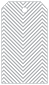 Zig Zag Grey Style A Tag (2 1/4 x 4) 10/Pk