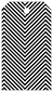 Zig Zag Black & White Style A Tag (2 1/4 x 4) 10/Pk