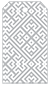 Maze Grey Style A Tag (2 1/4 x 4) 10/Pk