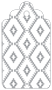 Rhombus Grey Style B Tag (2 1/2 x 4 1/2) 10/Pk