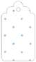 Polkadot Baby Blue Style B Tag (2 1/2 x 4 1/2) 10/Pk