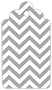 Chevron Pewter Style B Tag (2 1/2 x 4 1/2) 10/Pk