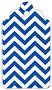 Chevron Comet Style B Tag (2 1/2 x 4 1/2) 10/Pk