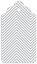 Zig Zag Grey Style B Tag (2 1/2 x 4 1/2) 10/Pk