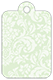 Floral Green Tea Style C Tag (2 1/4 x 3 1/2) 10/Pk