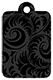 Nature Black Style C Tag (2 1/4 x 3 1/2) 10/Pk