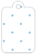 Polkadot Baby Blue Style C Tag (2 1/4 x 3 1/2) 10/Pk