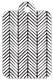 Oblique Black Style C Tag (2 1/4 x 3 1/2) 10/Pk