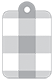 Gingham Grey Style C Tag (2 1/4 x 3 1/2) 10/Pk