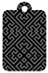 Maze Noir Style C Tag (2 1/4 x 3 1/2) 10/Pk