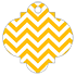 Chevron Bomble Bee Style D Tag (2 1/2 x 2 1/2) - 10/Pk