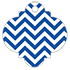 Chevron Comet Style D Tag (2 1/2 x 2 1/2) - 10/Pk