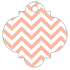 Chevron Ginger Style D Tag (2 1/2 x 2 1/2) - 10/Pk