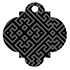 Maze Noir Style D Tag (2 1/2 x 2 1/2) - 10/Pk