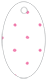 Polkadot Pink Style E Tag (2 x 3 1/2) 10/Pk