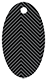 Zig Zag Noir Style E Tag (2 x 3 1/2) 10/Pk