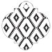 Rhombus Black Style F Tag (3 x 3) 10/Pk