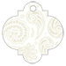 Paisley Silver Style F Tag (3 x 3) 10/Pk