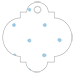 Polkadot Baby Blue Style F Tag (3 x 3) 10/Pk