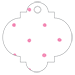 Polkadot Pink Style F Tag (3 x 3) 10/Pk