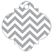 Chevron Pewter Style F Tag (3 x 3) 10/Pk