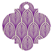 Glamour Purple Style F Tag (3 x 3) 10/Pk