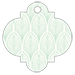 Glamour Green Tea Style F Tag (3 x 3) 10/Pk